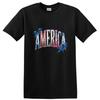 USA America 250 Anniversary Vintage T Shirt W/ Red White Blue Flowers Tee