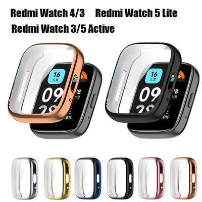 Θήκη σιλικόνης Προστατευτικό TPU Cover Shell για Redmi Watch 5 Active 3 Active 5 Lite Smart Watch Case για Redmi Watch 4 3