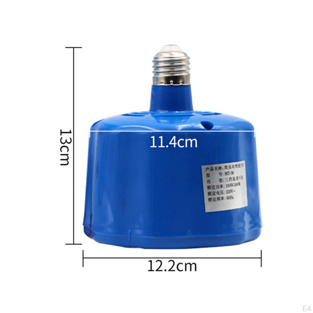 Livestock Heat Lamp Household Efficient Sturdy Gifts Energy Saving Accessory Black