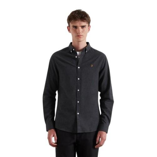 Farah Mens Milners Oxford Long-Sleeved Button-Down Shirt