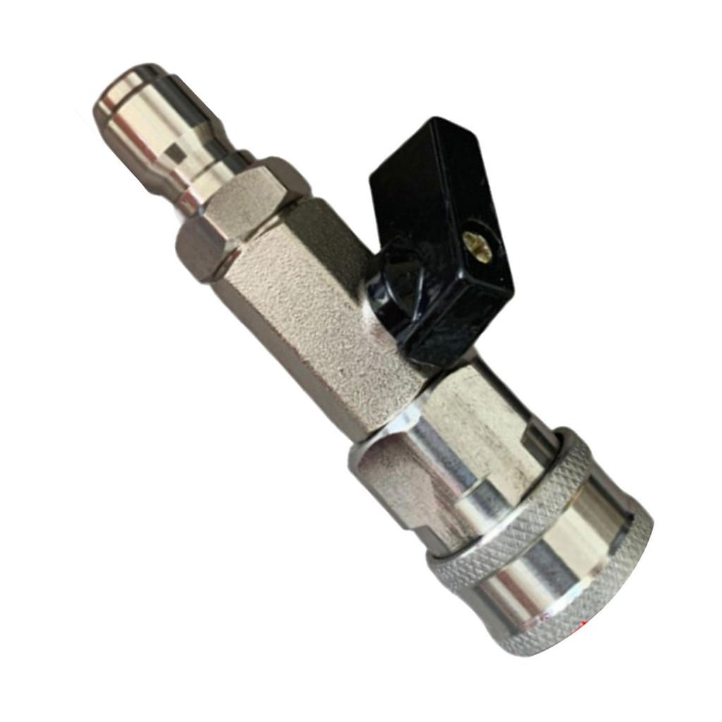 High Pressure Washer Ball Valve Kit Sturdy Quick Connect Plug for Pressure Washer Hose Hose Switch Power Washer Hose Accessory