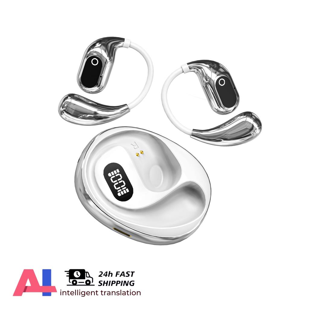 2PCS Translator Headphones 144 Languages Wireless Real Time Translation Bluetooth headset Waterproof Earbud For Business Travel