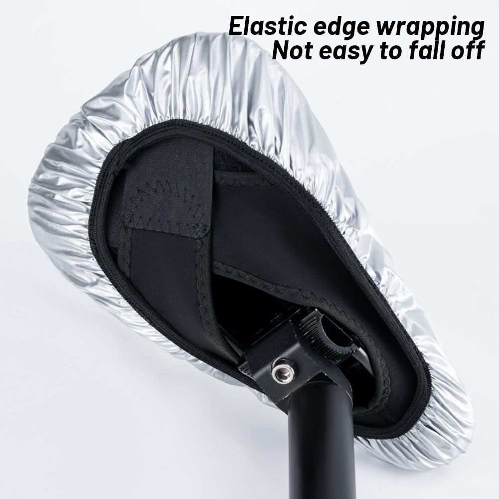 Bike Seat Cover Rain Cover Road Bike Mountain Bike Waterproof Cover Cushion Cycling Saddle Seat Q8K7