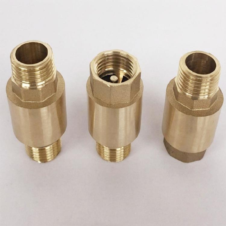 Leakproof Brass Not Return Valves Easy Connection Design Brass Check Valves For Various Pipe Installations