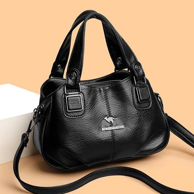 Middle-aged Mother Handbag Large Capacity Senior Sense Middle-aged Single Shoulder Out Light Crossbody Bag for Women