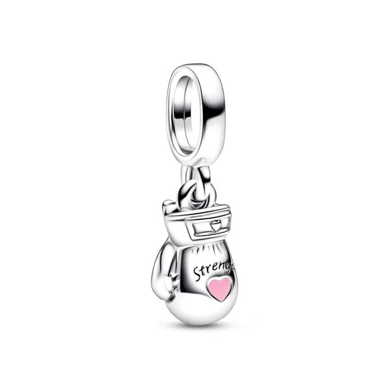 Original Pink Charm Fit Original Bracelet Camera Family Tree&Heart Cupcake Crown Cherry Blossoms Beads Diy Jewelry Gift