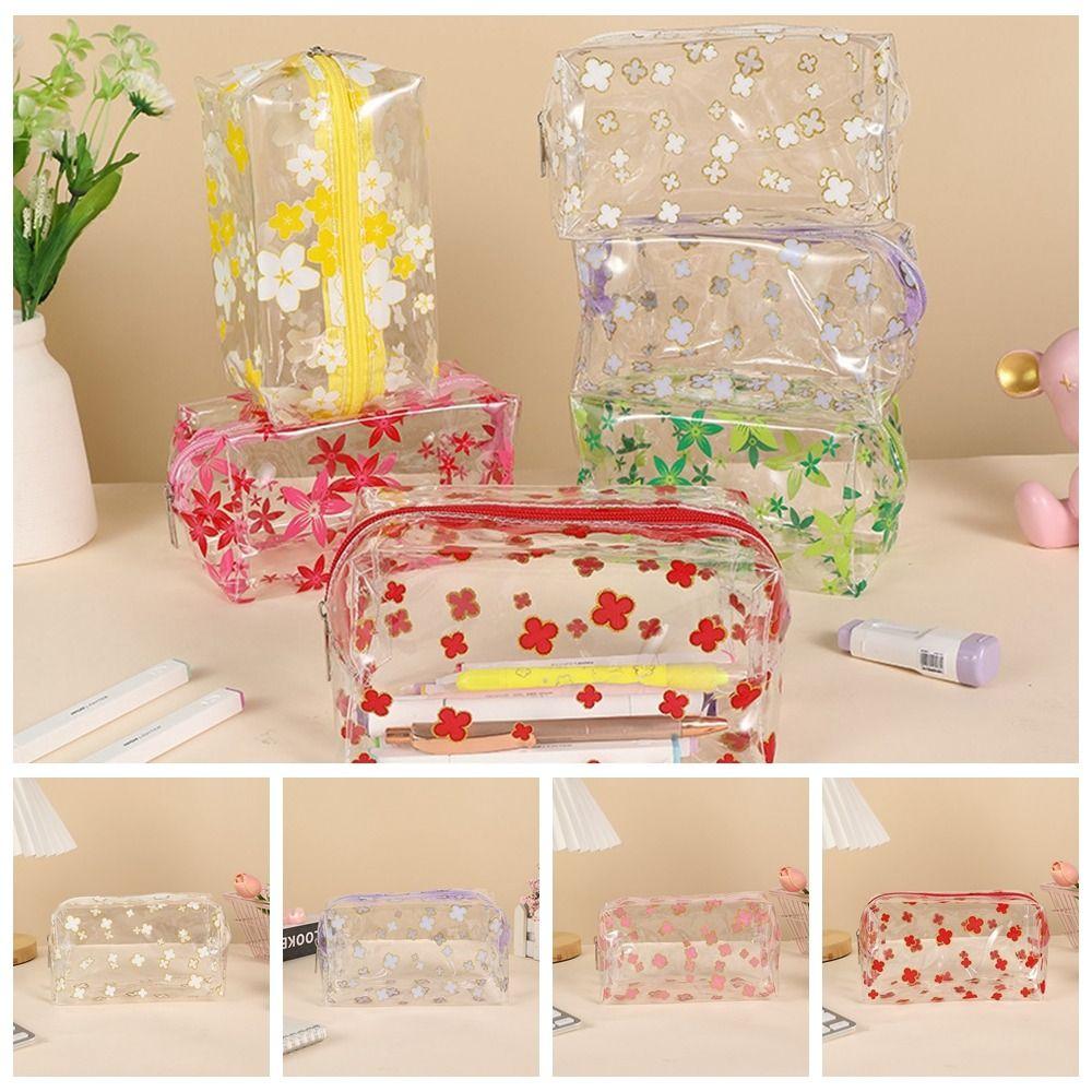 

Ins Style Toiletry Bag Waterproof Cosmetics Storage Bag PVC Makeup Bag Women