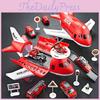 Big Airplane Toy Cars Vehicle Transport Passenger Simulate Plane Fire Truck Gift