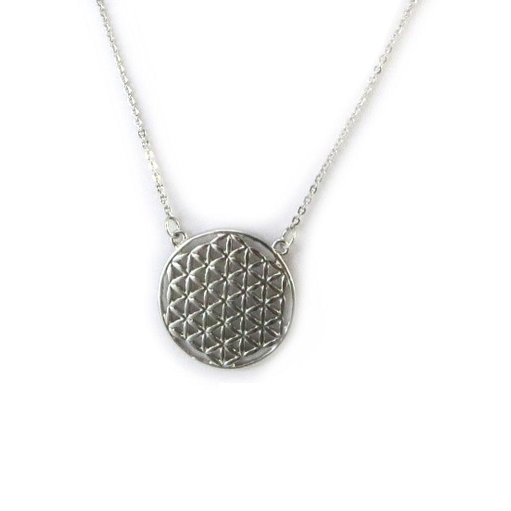 Les Trésors De Lily [N4094] - Silver 'Carmen' Designer Necklace