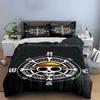 "Playful Skull Compass Adventure" Bedding Sets Duvet Covers Pillowcases(1* Duvet Cover 2* Pillowcases Without Duvet Insert)
