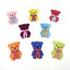 50pcs Bear DIY Wood Crafts Natural Wooden Buttons Cute Cartoon  Kindergarten Child Clothing Accessories Toy Decorations Handmade