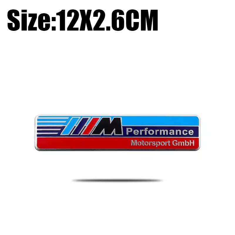 3D Aluminum Car Styling Sticker Body Trunk Decoration Decal Accessories For BMW G80 G06 G07 G42 G14 G15 G16 F82 F20 F21 F83 M2 M