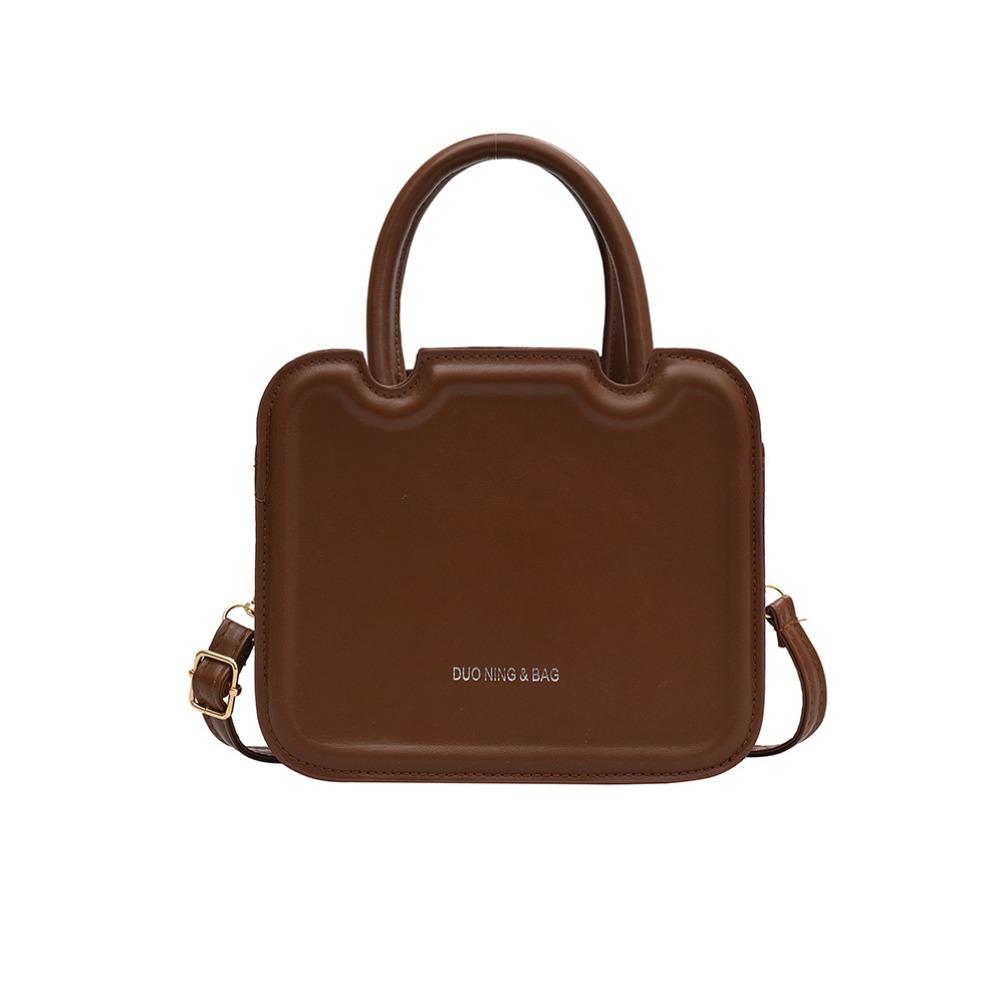 Minimalist Square Underarm bag PU Leather Ladies Shoulder Bag Small Messenger Bag  Girls