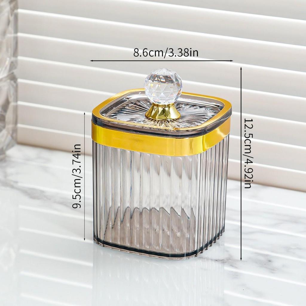 Diamond Handle Sealing Jar: Portable Press-Type Moisture-Proof Food Storage for Milk Powder, Rice, and Flour