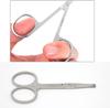 1PCS Rounded Tip Nose Hair Scissors, Stainless Steel Nose Trimmer, Facial Hair Scissors for Trimming Small Details Facial Hair