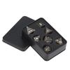 7Pcs Polyhedral Metal Dice Set RPG Dice with Storage Box Role Playing Games Great Gift for Teens Adults Family Friends