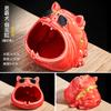 Ceramic Bulldog Ashtray and Desktop Statues are the Perfect Gifts for Home Office Decorations for Men portable ashtray