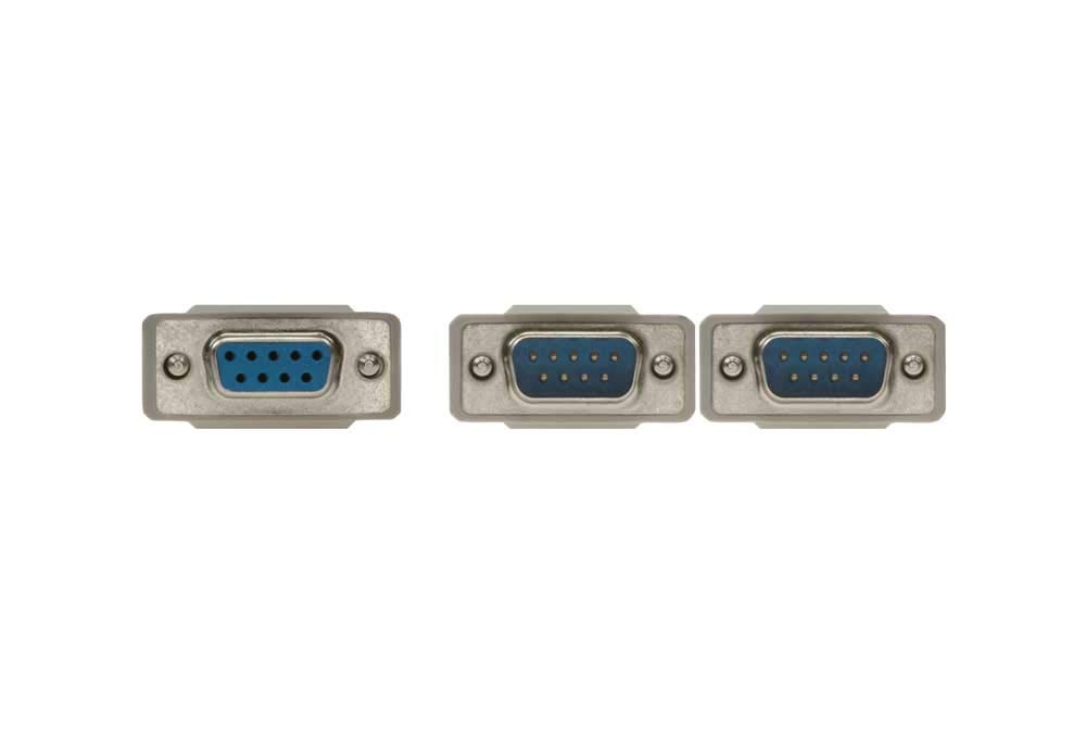 SF Cable 1ft DB9 Female To 2 Male Serial RS232 Splitter Cable.