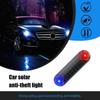Anti Theft Solar Lights For Car Car Solar Power Simulated Alarm Car Solar Anti-Theft Light For Car Motorcycle Bicycle