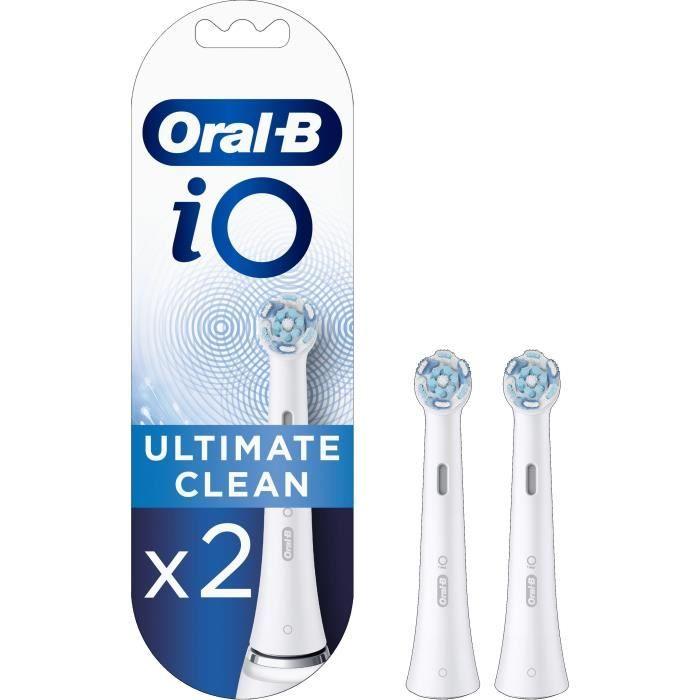 Oral-B iO Ultimate Clean Bürstenköpfe - 2er-Pack - 100% Plaqueentfernung ab Tag 1