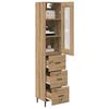 Highboard Artisan Oak 34.5 x 34 x 180 cm Particleboard