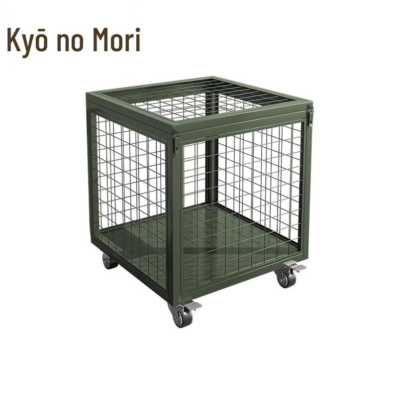 

Jingzhisheng Army Green Mobile Folding Mesh Storage Crate