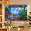 Bulbasaur Custom Name Diamond Painting Personalized 5D Full Drill DIY Diamond Art Home Decor