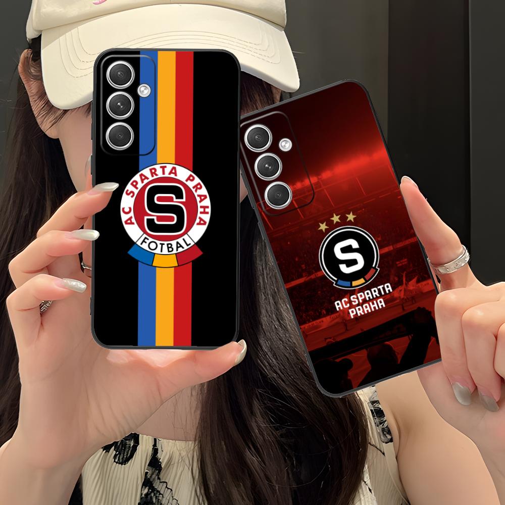 Etui na telefon komórkowy FC Sparta Praha do Samsung Galaxy S25 S24 S23 S22 S21 S20 Note20 Plus FE Ultra Kolorowe Ochronne Ładne Pokrowiec