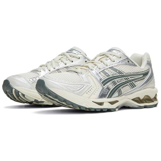 Asics Gel Kayano 14 Birch Dark Pewter Unisex Sneakers Cream 1201A019-200