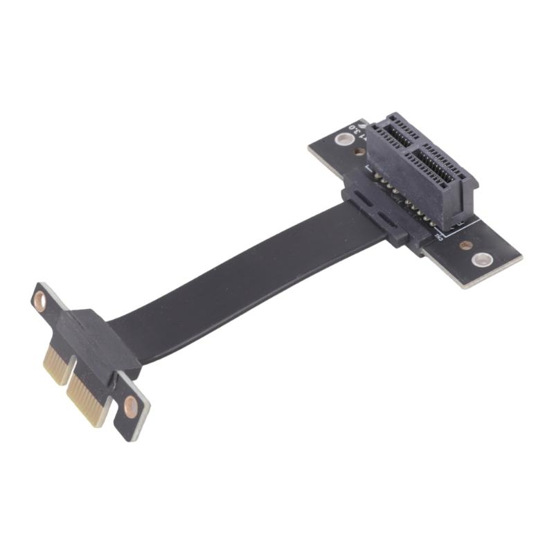 Fast Speed PCIE3.0 1x Extension Cable Supporting Full Bandwidth Data Transfer for Graphics Networking and Sound Cards