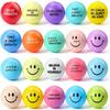 10/24Pcs Stress Relief Smile Balls, 4cm Foam Sponge PU Slow Rebound Squeeze Balls for Stress Relief, Party Souvenirs