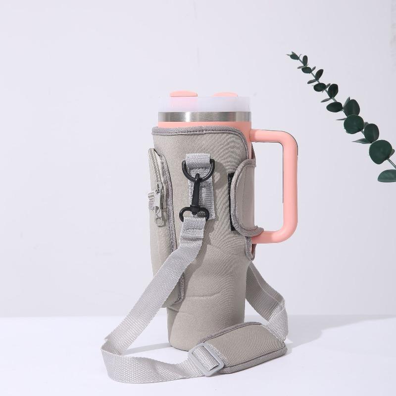 Multifunctional Large Capacity Thermos Cup Cover Crossbody Ice Fog Cover Car Sports Kettle Protection Cover