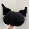 Cartoon Little Kuromi Pillow With Plush Cover For Children Bedroom Decor