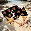 Custom Name Personalized football club FC Print Beach Towel, for Trip Camping Beach Party Home Decor, Birthday Gift for Family & Friends