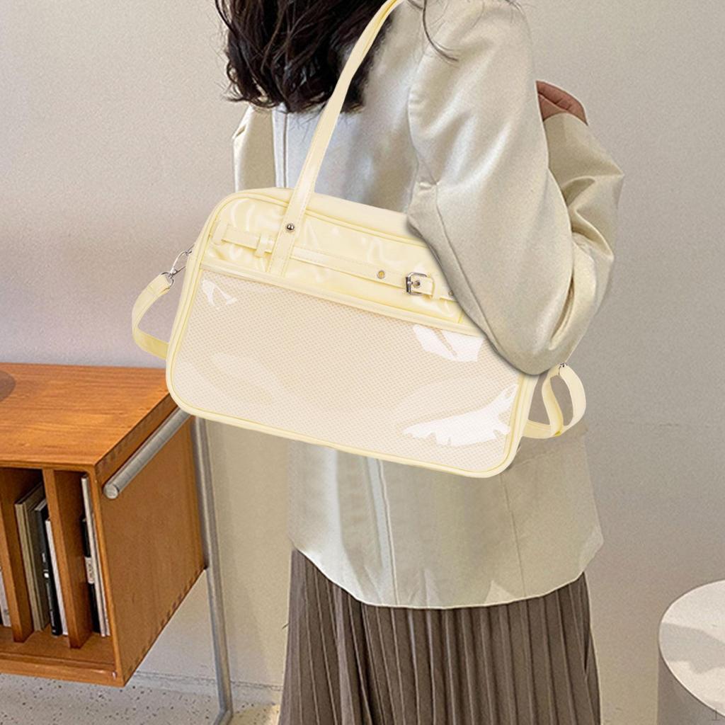 Japanese Stylish Shoulder Bag Elegant Top Handle Versatile Portable JK Handbag