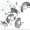 BMW 3 Series F30 Front Bumper Triangle Panel Set (51718055019, 51718055020)