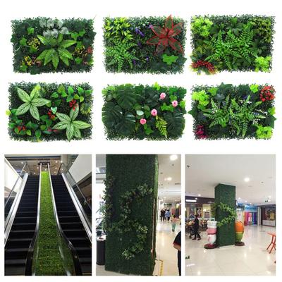 40x60CM Artificial Plants Wall Panel Realistic Fake Greenery Grass Wall Backdrop Decoration