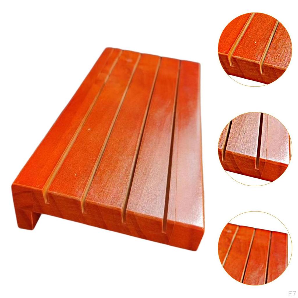 Spillekortholder Display Premium for Barn Seniorer Voksne Stabil Massivt Tre Organizer