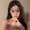 Golden‑Tassel Eyebrow‑Pendant Forehead Chain, Ancient‑Exotic‑Style Super‑Fairy Forehead Ornament, Retro Ethnic‑Tone Decorative Headdress
