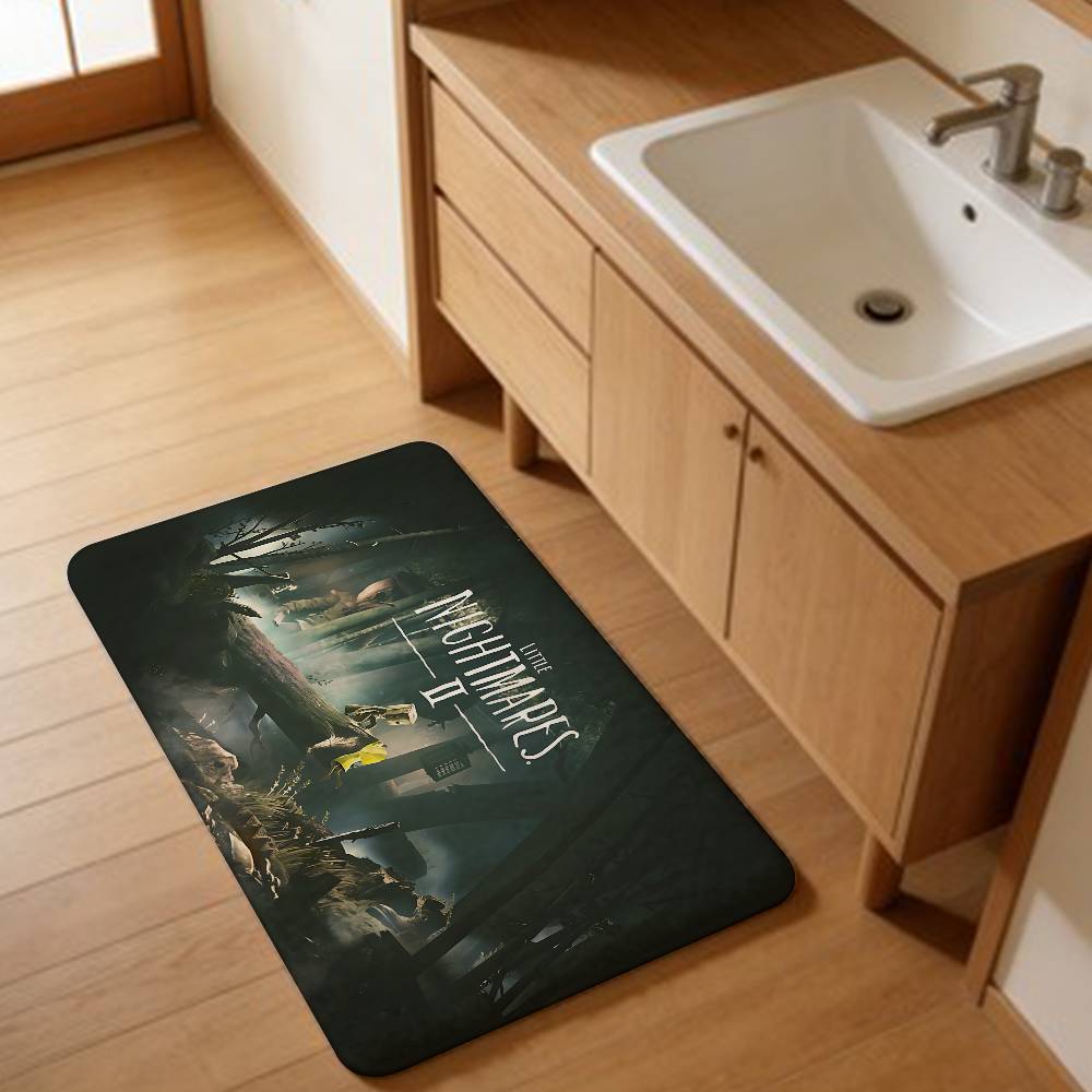 Game L-Little Anime N-Nightmares Bathroom Mat INS Style Soft Bedroom Floor House Laundry Room Mat Anti-skid Welcome Doormat