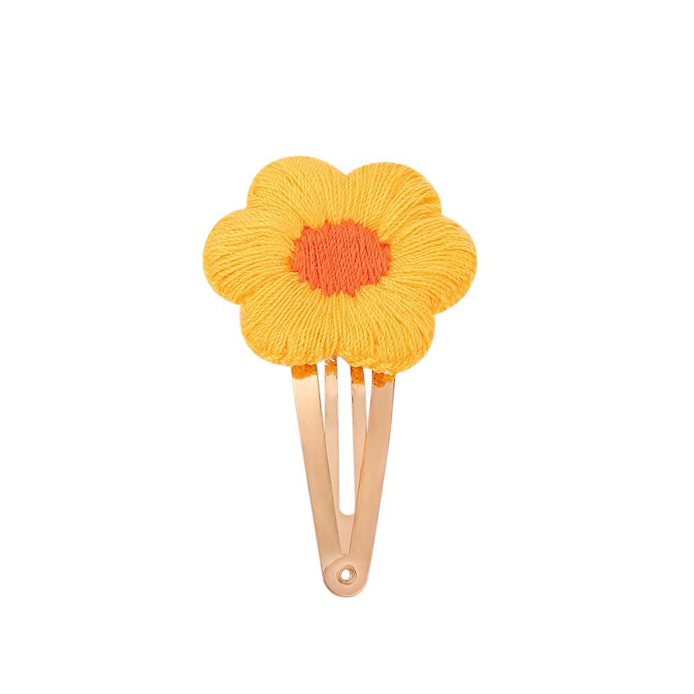 2 Stück/Los Stickerei Blume Haarnadeln Kinder Blume Haarspangen Süße Mädchen Baby Haarschmuck Vintage Haarnadeln Haarspangen