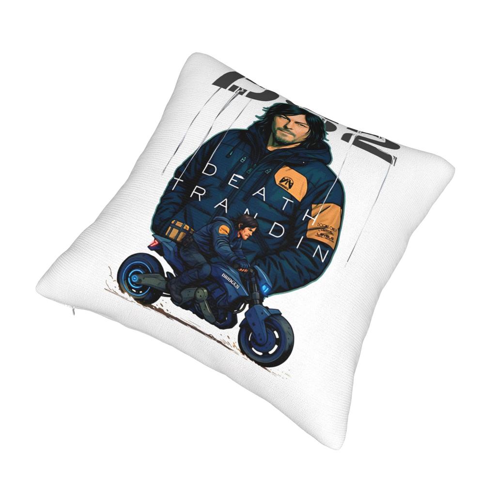Death Stranding 2 Sam Bridges Pillowcase Soft Polyester Cushion Cover Gift Pillow Case Cover Living Room Square 45*45Cm