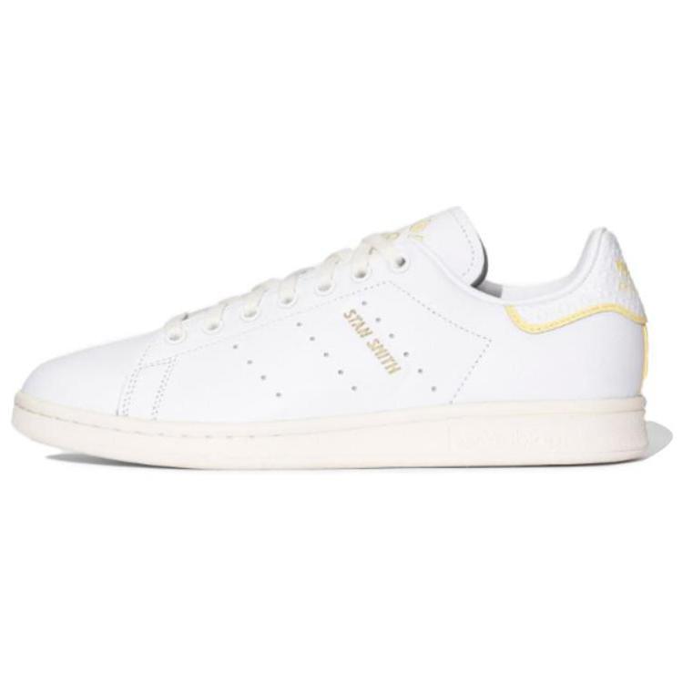 

Adidas Stan Smith White Pink Debossed Heel Unisex Sneakers Footwear-White Off-White IF9061 40