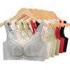 Medium thickness, small breasts, large gathering lace bra, non-magnetic women's vest, bra, closed breast adjustment bra