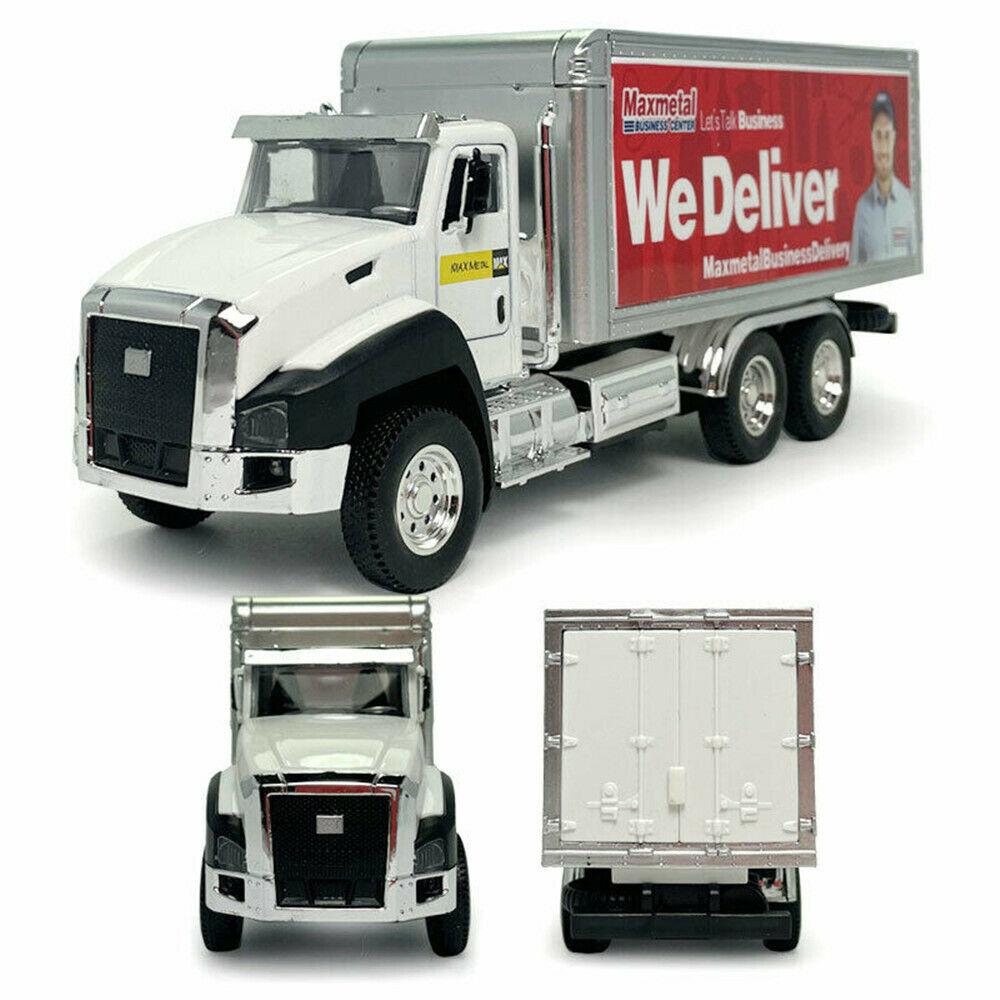 1/50 Scale Metal Scales City Die-casting Garbage Trucks, Large Toy Garbage Trucks, Oil Tankers and Toy Transport Vehicles with Rear Traction