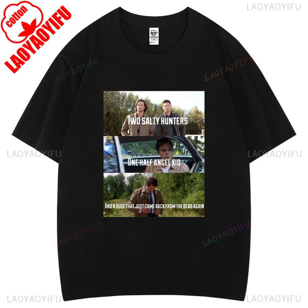 Klasické Vintage Filmové Nadpřirozené Tričko Ženy Muži Komiks Vysoce Kvalitní Bavlna Ležérní Top Dámské Harajuku Streetwear Oblečení