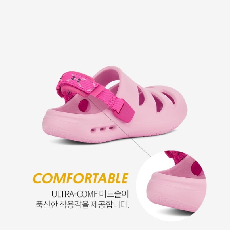 Teva Kids Clog Slipper Apreaqua Ct Stvt261010c Prt