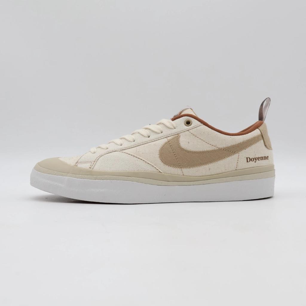 DZ3406-100 Doyenne × Nike SB Blazer Low Coconut Milk and Rattan Sail Brown Beige