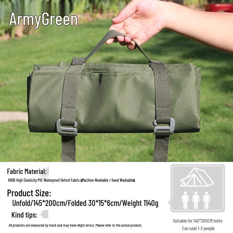 

Extra-Large Waterproof Camping Tent Mat: Thickened, Portable, Moisture-Proof, & Rainstorm Resistant