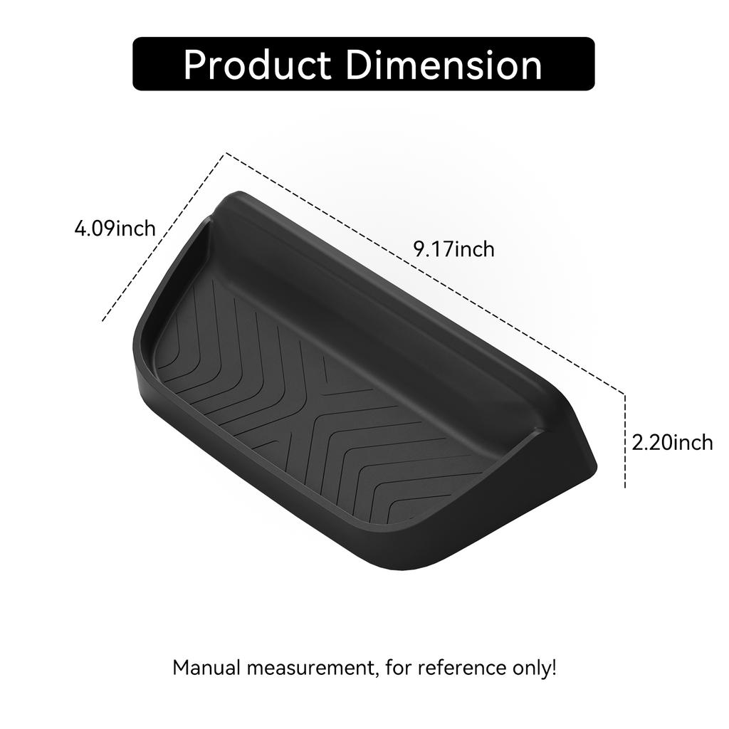 for Honda Pilot 2025-2025 Center Console Storage Box Tray Organizer Car Interior Accessories Tidying Black